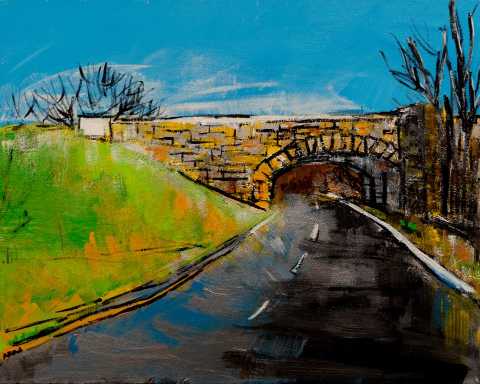 156 | Alyse Radenovic | George Washington Memorial Parkway | Acrylic | 16x20