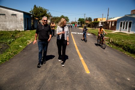 22.10.2018 - Prefeita Paula Mascarenhas realiza a caminhada de entrega da ruas 6 e 7 da Bom Jesus - Foto: Gustavo Vara