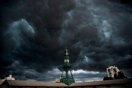 29.09.2018 - Forte temporal atinge a cidade de Pelotas - Foto: Gustavo Vara