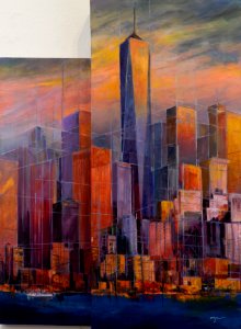 353 | Robert Gilbert | Freedom Tower | Oil | 42x40