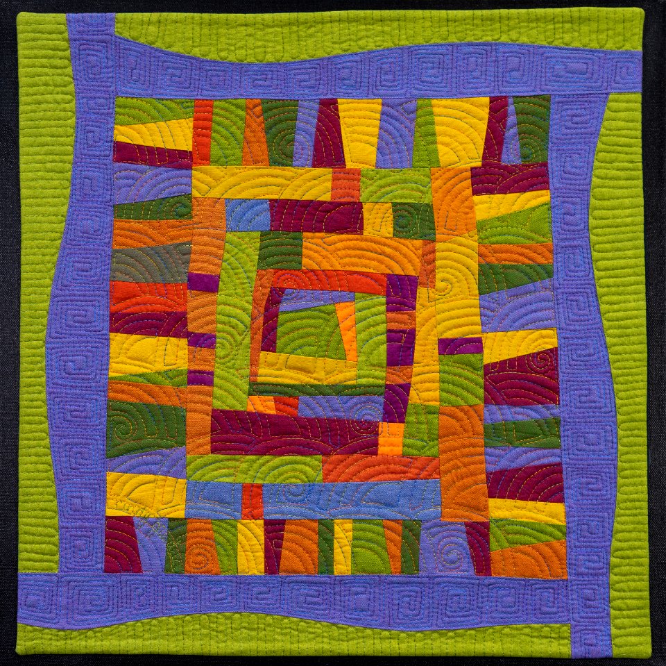 181 | Cynthia Grisdela | Touch of Fall | Fiber on Canvas | 20x20