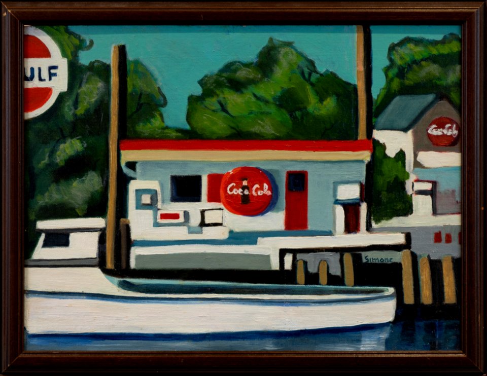 204 | Simone Simon | For the Love of Coke | Oil | 14x18