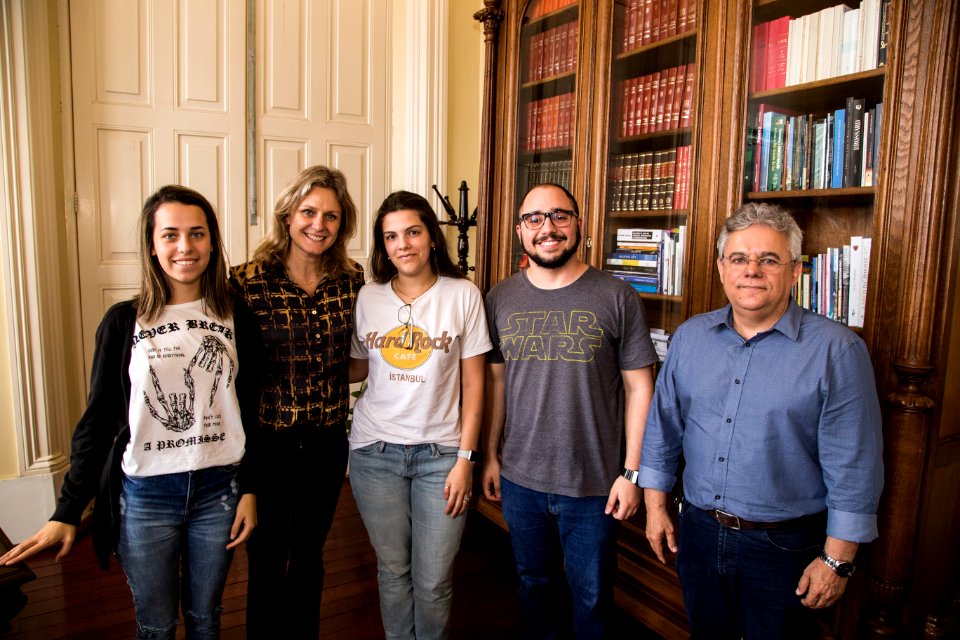 07.11.2018 - Prefeita Paula Mascarenhas recebe a visita  de alunos do curso de Direito da UCPEL  - Foto: Gustavo Vara