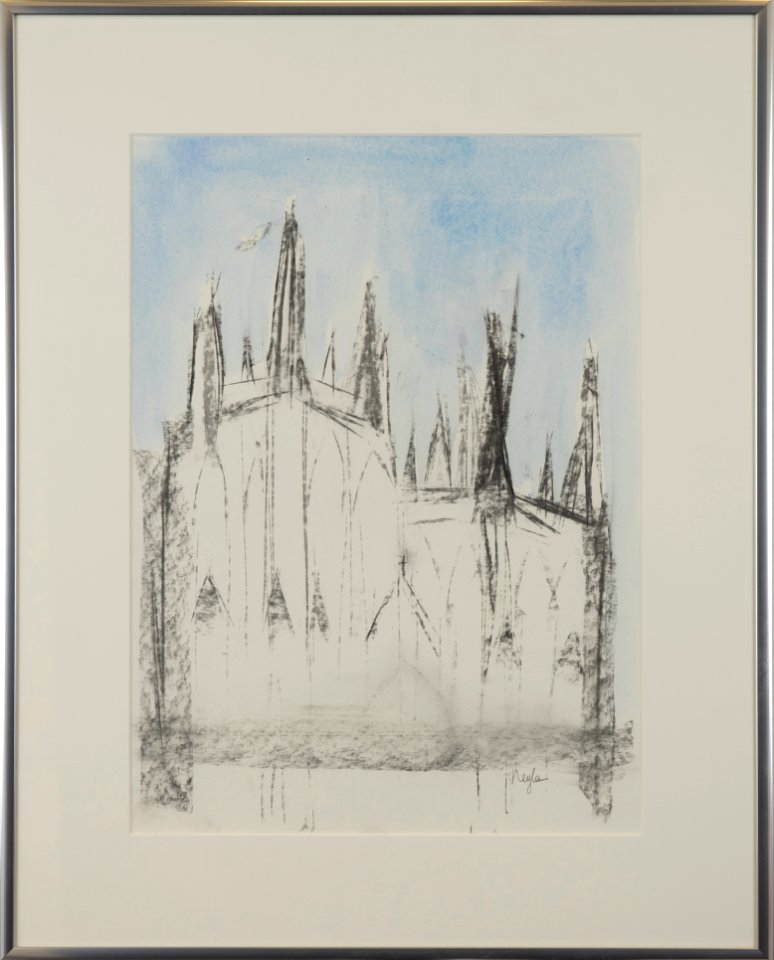 324 | Neyla Arnas | Cathedral | Watercolor | 20.5x16.5