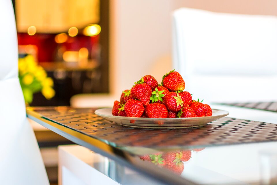 Red dessert sweet dish
