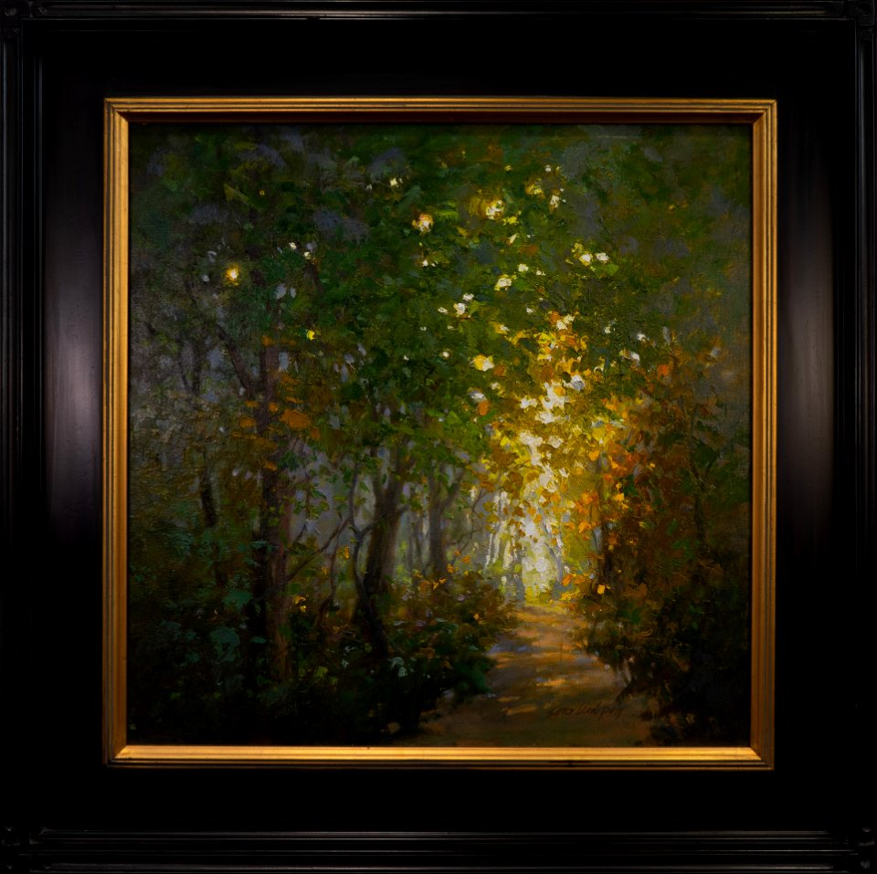150 | Sara Linda Poly | Passage | Oil | 27x27