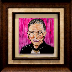 557 | Rosemary Gallick | RBG Squared | Acrylic | 24x24