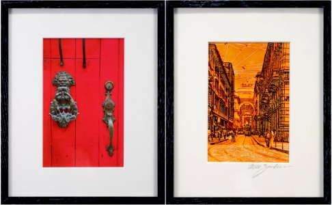 331 | Helen Goodrum | Knockers (A), Milano Streetcars (B) | Photography | 8.5x20.1