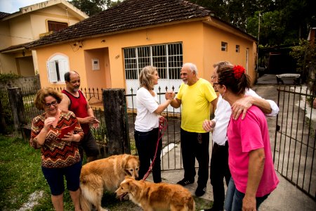 18.10.2018 - Prefeita Paula Mascarenhas e o vice Idemar Barz realizam caminhada de entrega das avenidas 25 de julho e Leopoldo Brod - Foto: Gustavo Vara