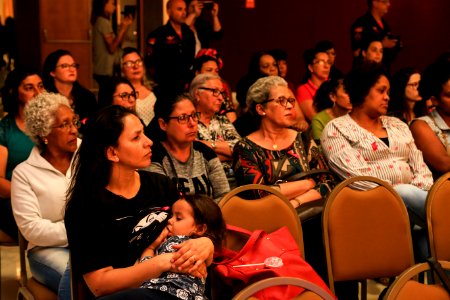 23.10.2018 - Prefeita Paula Mascarenhas participa da abertura da Tarde Rosa - para mães e familiares dos bombeiros mirins - Foto: Gustavo Vara
