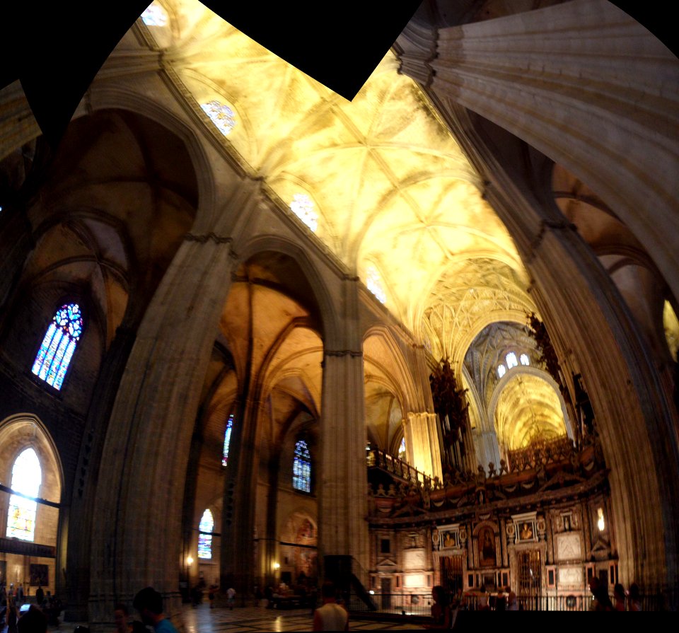Inside the Cathedral of Seville