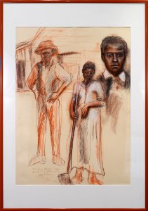 490 | Avis Fleming | Study For Alexandria | Drawing | 40x28