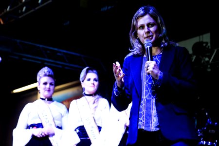 31.10.2018 - Prefeita Paula Mascarenhas e o vice Idemar Barz participam do jantar de abertura da Oktoberfest de Pelotas - Foto: Gustavo Vara
