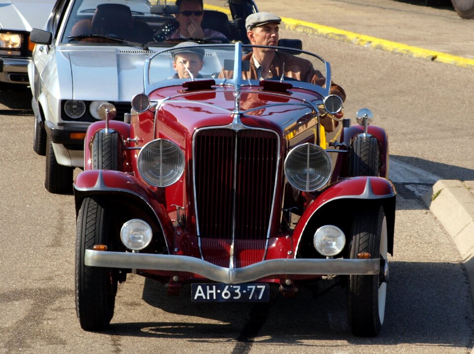 Classic car convertible
