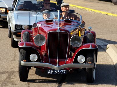 Classic car convertible