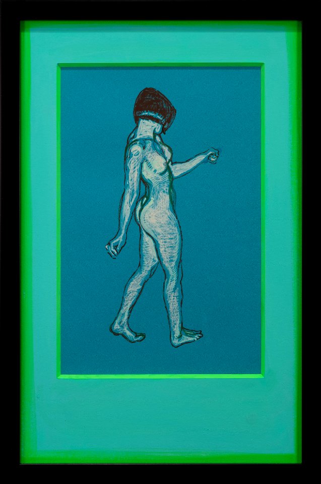 162 | Ralph Paine | Walking Figure | Gouache | 18x12