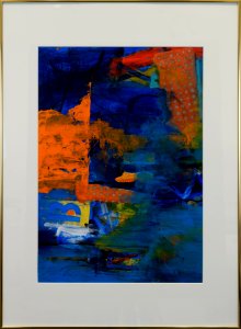 237 | Carolyn Marshall Wright | Cadmium #4 | Mixed Media |  30x22