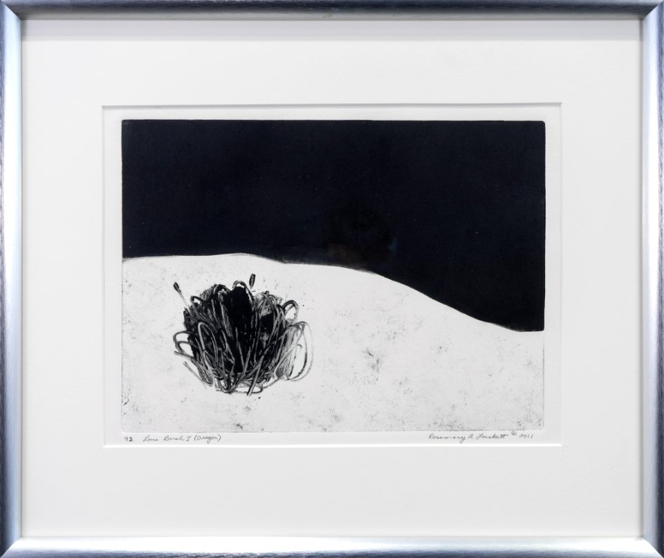 019 | Rosemary Luckett | Lone Bush 1 (Oregon) | Printmaking | 13x15