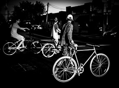 Tucson Black and White Bikes