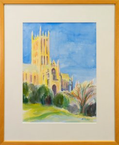 169 | Elizabeth Terry | National Cathedral | Watercolor | 21x17