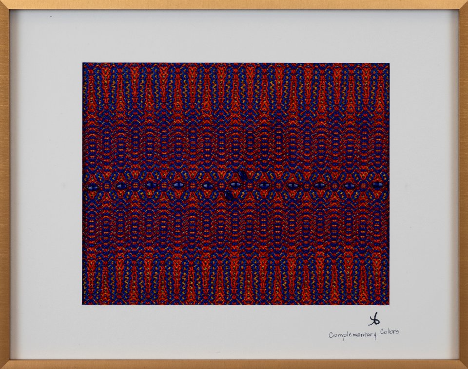 336 | Andrea Blackmon | Complementary Colors | Fiber | 11x14