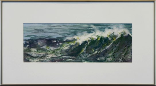 121 | Linda Holz | Atlantic Wave | Watercolor | 11.5x20.75