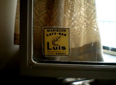Café Bar Luis. Zamora