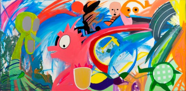387 | Dicxon Vergaray | Villanueva | Acrylic | 24x48