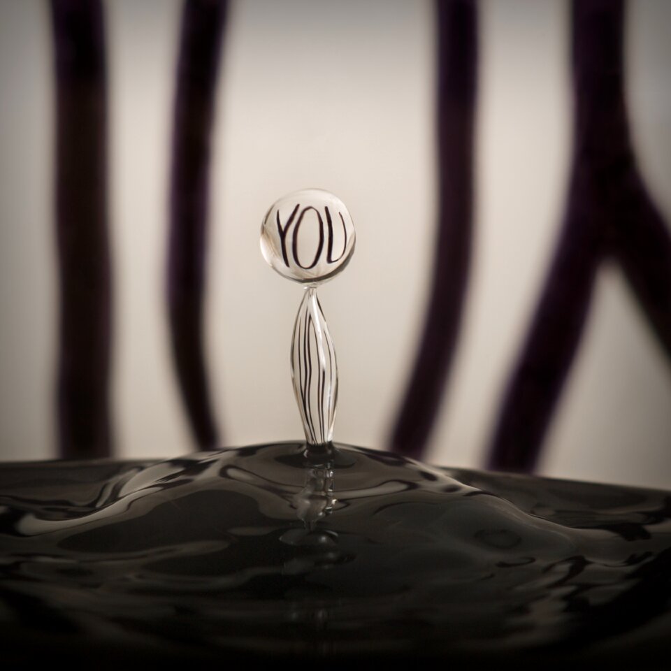 Water drop decoration