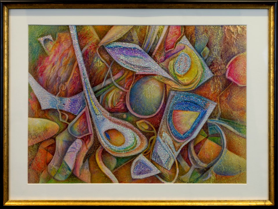 157 | Betsy LeBleu Curry | Joy | Mixed Media | 18x24