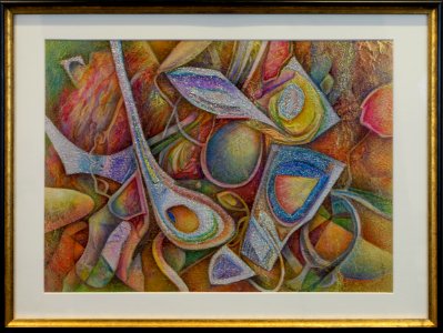 157 | Betsy LeBleu Curry | Joy | Mixed Media | 18x24