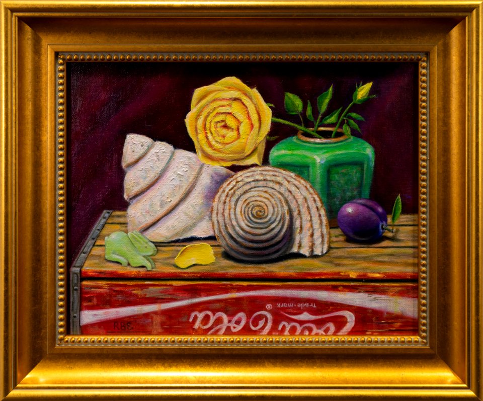 108 | Brent Erickson | Nature's Spirals II | Oil | 15x18