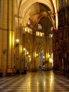 Inside the Holy Cathedral of Toledo photo