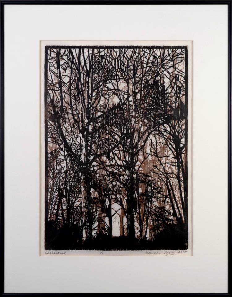 089 | Norma Pfaff | Cathedral | Printmaking | 23x18