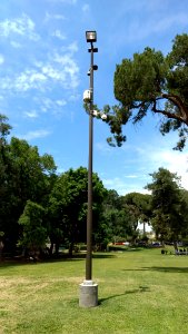Light Pole with Surveillance Camera 1 photo