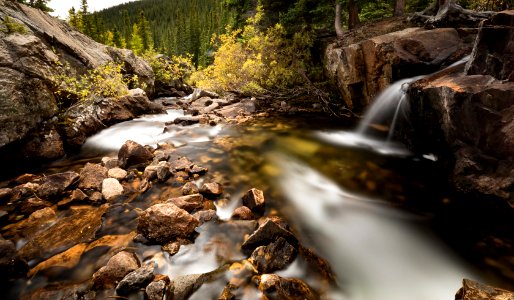 Waterfall explorations Montgomery Falls Alma, CO