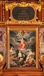 Wall painting decoration historic