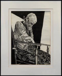 228 | Patricia Dixon | At Peace | Printmaking | 26x20