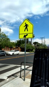 Crosswalk Sign 1 photo