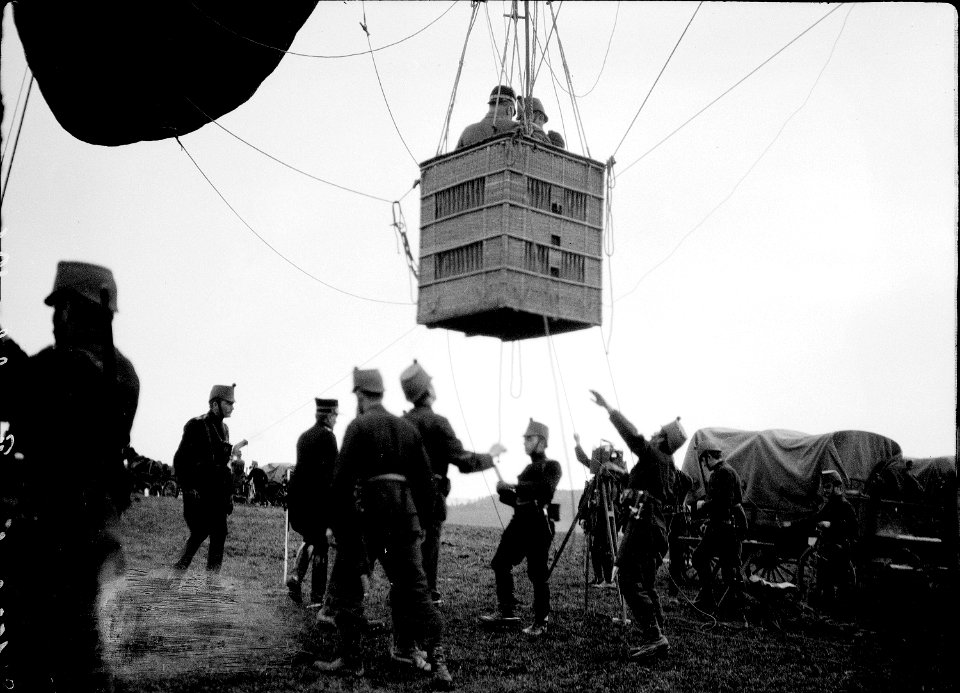 Abhebender Ballon 1914-18