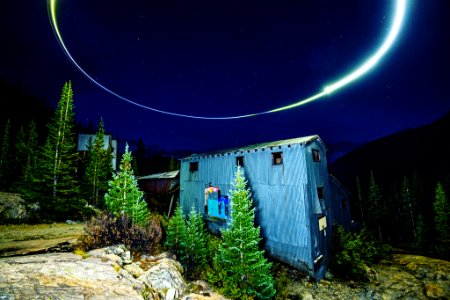 Drone Paint With Light Alma, Colorado old mine