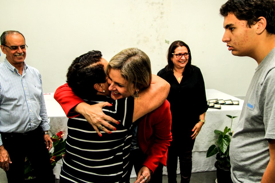 19.10.2018 - Prefeita Paula Mascarenhas durante homenagem ao Dia do Professor aos professores da rede municipal - Foto: Gustavo Vara