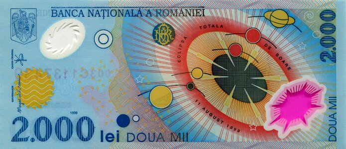 Romania currency obverse