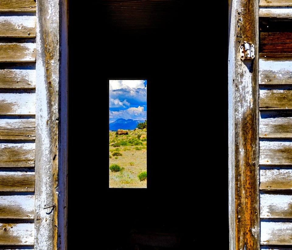 Through the door