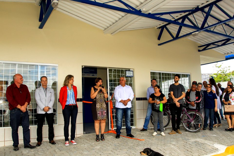 19.10.2018 - Prefeita Paula Mascarenhas no evento de inauguração da UBAI Lindoia - Foto: Gustavo Vara
