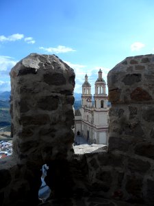 The Olvera Cathedral from the castle entrance photo