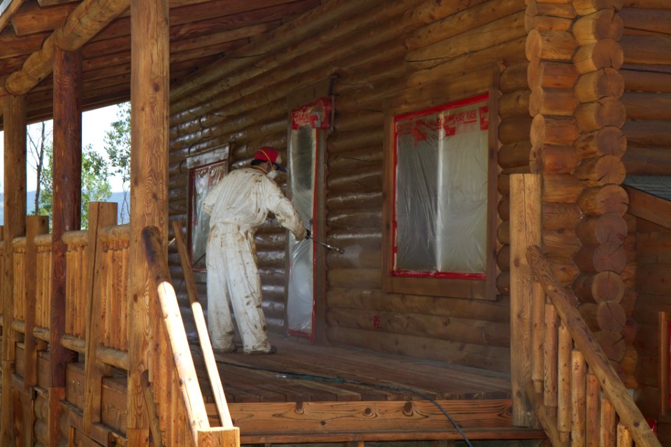 Log Home Finishing-7