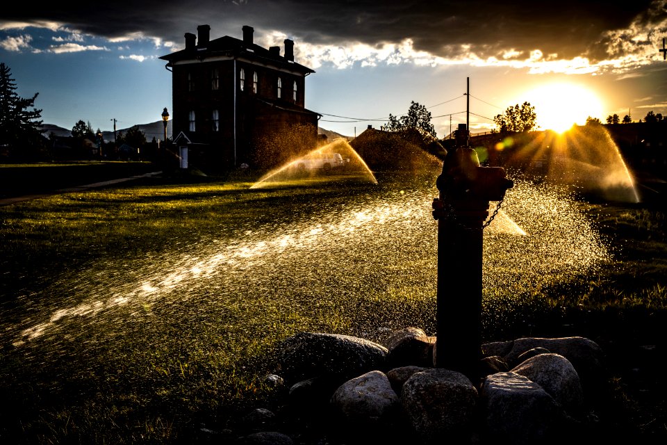 Fairplay Colorado sunset