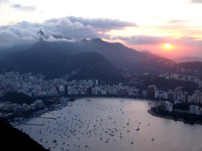 Sunset in Rio