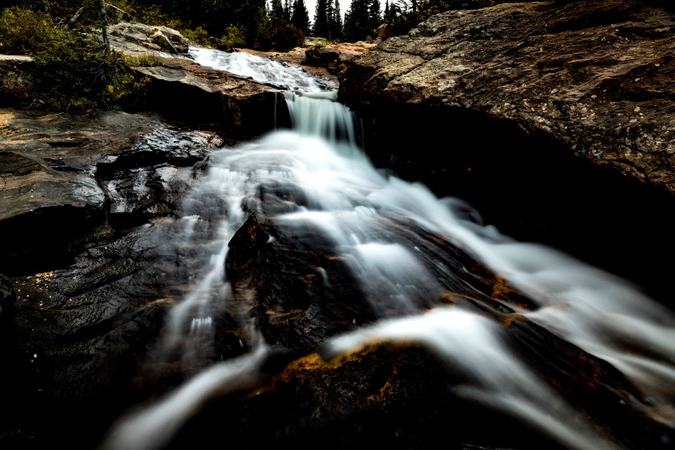 Waterfall explorations Montgomery Falls Alma, CO